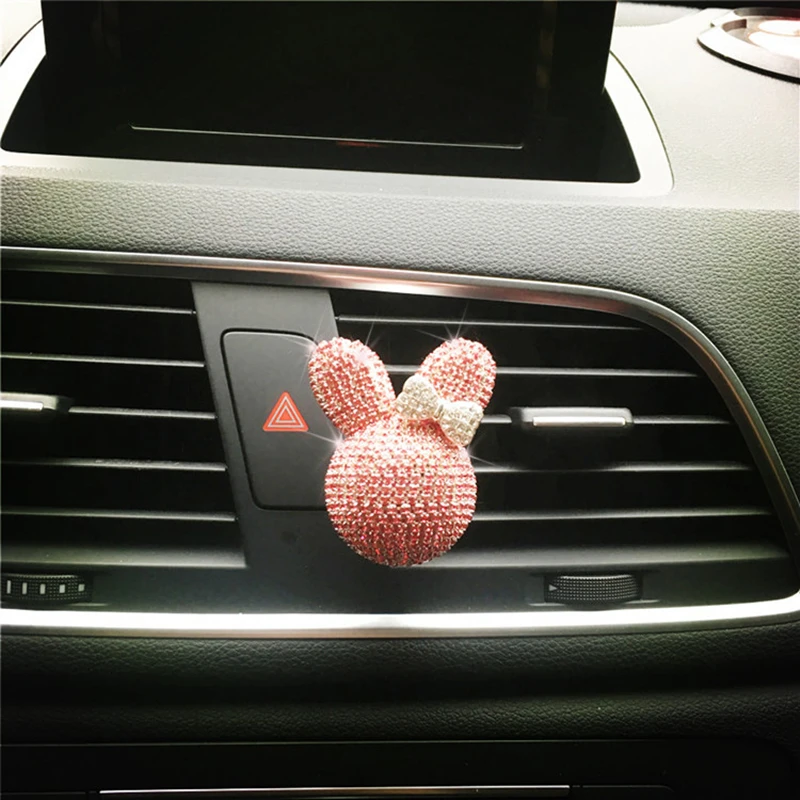 The Car Accessories Rhinestone Perfume Car Air Freshener Car Decoration Desodorisant Voiture Parfum Air Freshener In