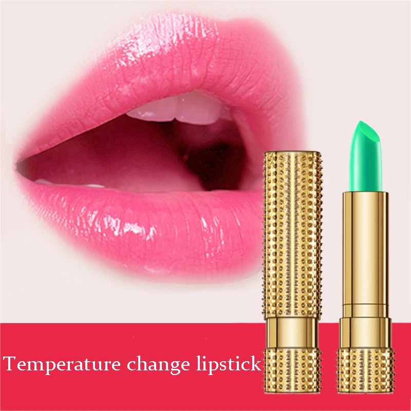 Barras de labios mágicas que cambian de temperatura, Aloe Vera Natural hidratante de bálsamo labial, maquillaje de larga duración, cosmético para labios