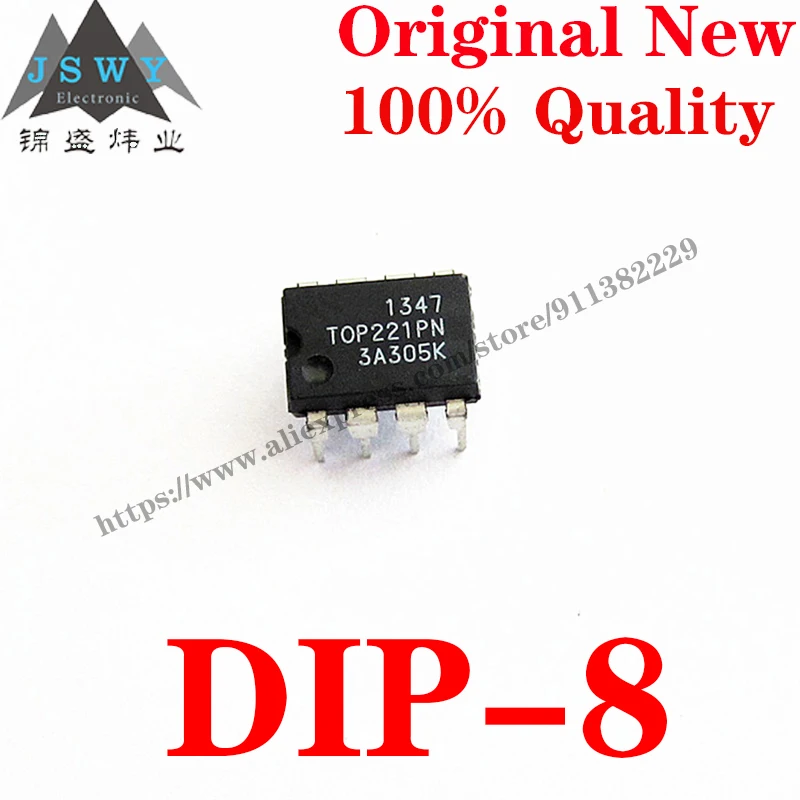 10-~-100-piezas-top221pn-dip-8-semiconductor-gestion-de-energia-ic-ac-dc-convertidor-ic-chip-con-modulo-arduino-envio-gratis-top221