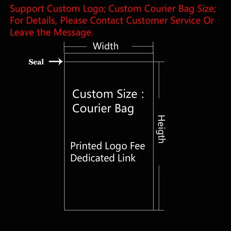 New Customize LOGO Express Bags Payment Refund Dedicated  Wholesale Order Print LOGO Feecated Link Print LOGO Payment Link