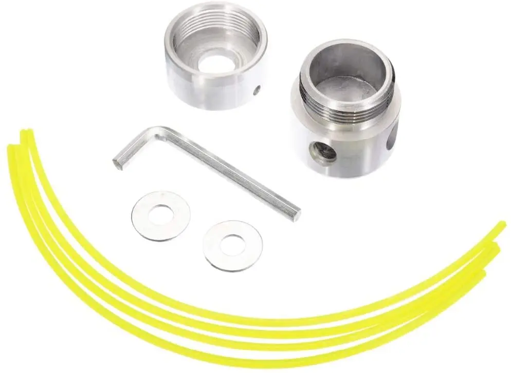 Nhôm Cỏ Đầu Tông Đơ Có 4 Dòng Bàn Chải Cắt Đầu Máy Cắt Cỏ Phụ Kiện Đường Cắt Đầu Cho Strimmer Thay Thế