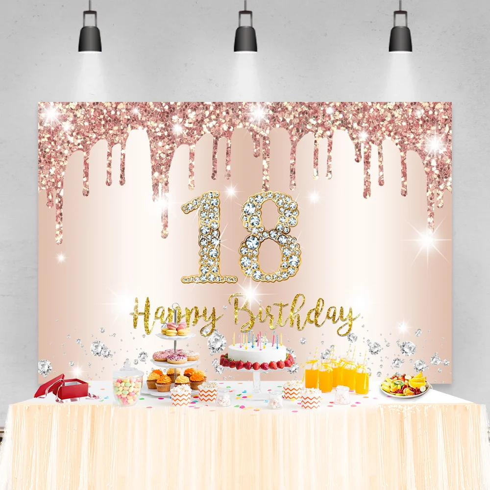 عيد ميلاد سعيد التصوير خلفية ذهبية ستار بالونات ديكور الأسرة الاحتفال حفلة صورة مخصص ملصق صور خلفية