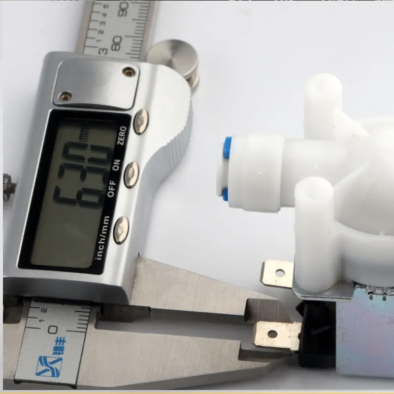 سريعة ربط 1/4 "DC24V الملف اللولبي صمام العالمي RO لتنقية المياه FCD-A مدخل المياه الكهرومغناطيسي صمام عادة مغلقة نوع