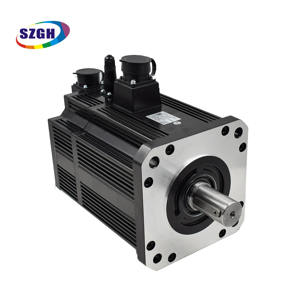 high performance 5.5kw 380V ac servo motor and driver with brake 5500w servo motor amplifier for cnc kit engine