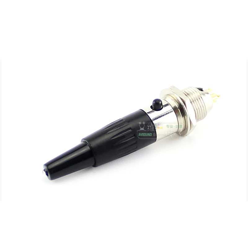 Штекерный разъем AVSSZ Mini XLR, 3 контакта, 4 контакта, Louderspeaker, профессиональная аудиомикрофонная линейная вилка, мини сбалансированный XLR Штекерный разъем