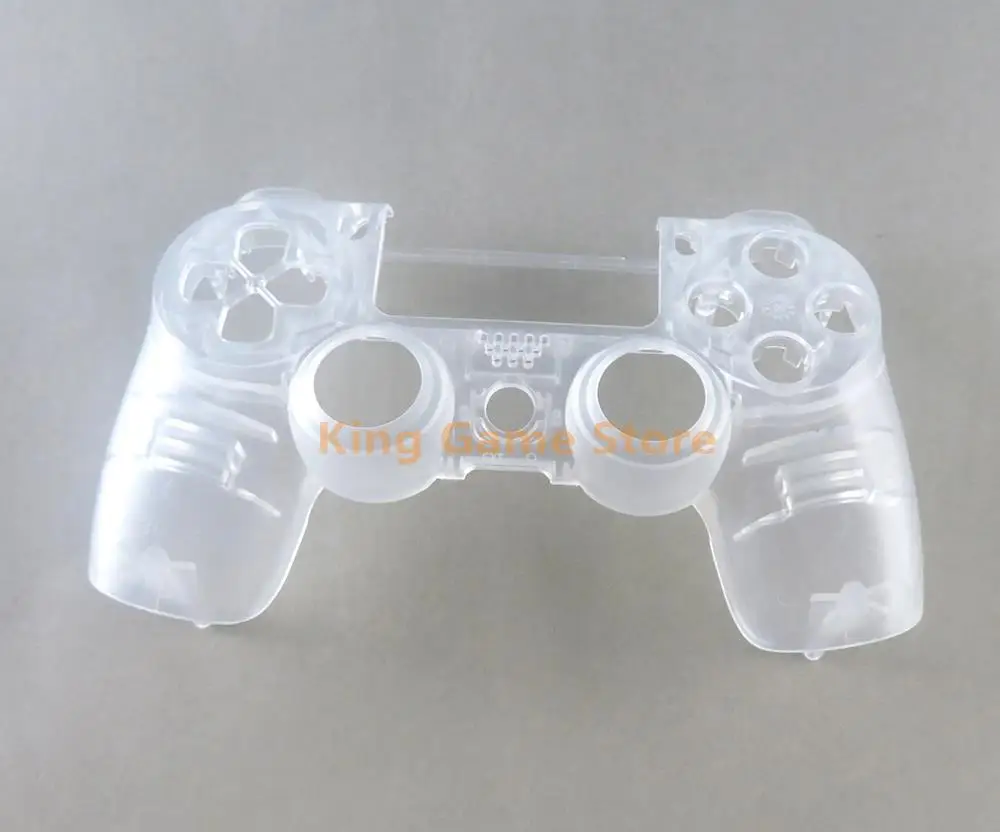 50pcs/lot  For Playstation4 PS4 Pro JDM 040 JDS 040 Transparent Front housing shell Case Clear faceplate upper shell cover case