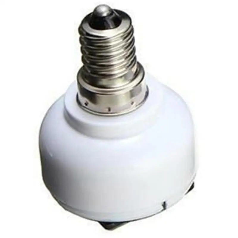 E27 Screw Light Bulb Socket Lamps Holders White lighting Holder Female Sockets Power Supply Tconversion Adapter For US EU Plug