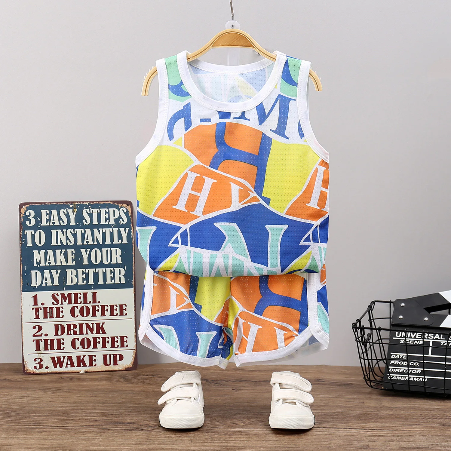 

2Pcs/set New Summer Baby Boys Clothes Suit Children Girls Cartoon T Shirt Shorts Toddler Casual Clothing Set Kids Tracksuits