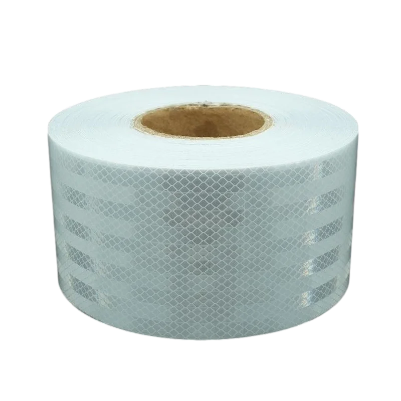 5 / 10 / 15 / 20cm Wide White Reflective Strip Car Decorative Sticker Reflector Tape Anti-collision Warning Sign