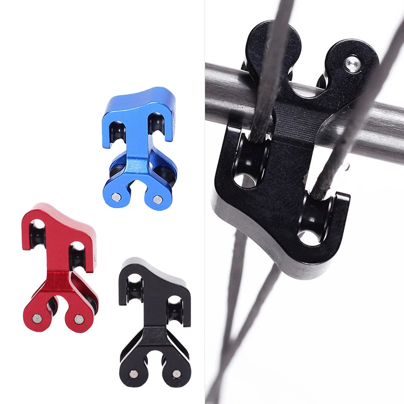 3/8 Inch Aluminum Archery Accessories Compound Bow String Splitter Glide Separator Roller Cable Sliding