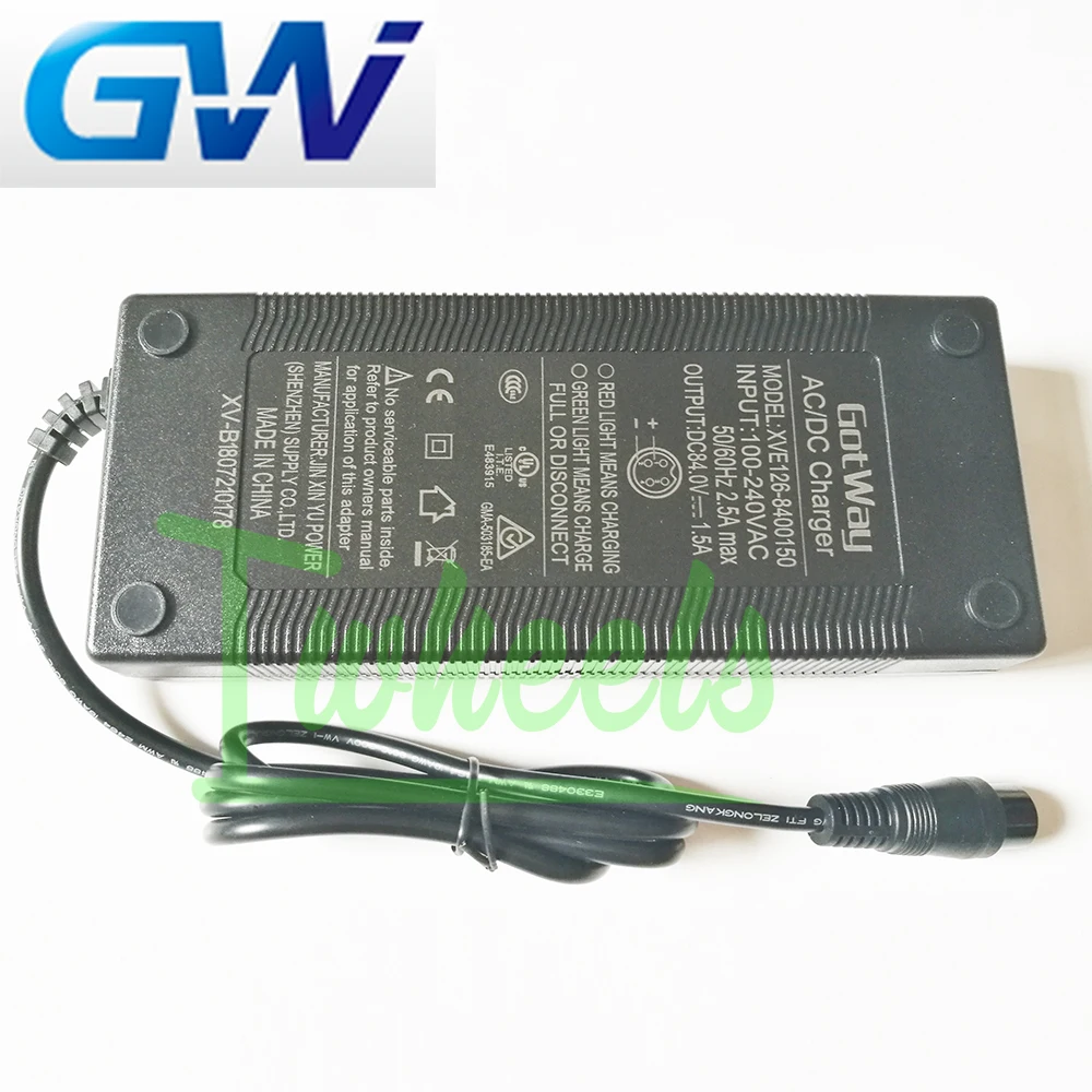 Gotway Monster Msuper Unicycle Charger Spare Part V3s+ 1600wh Acms+ 18inch MCM5 650wh 800wh 84V