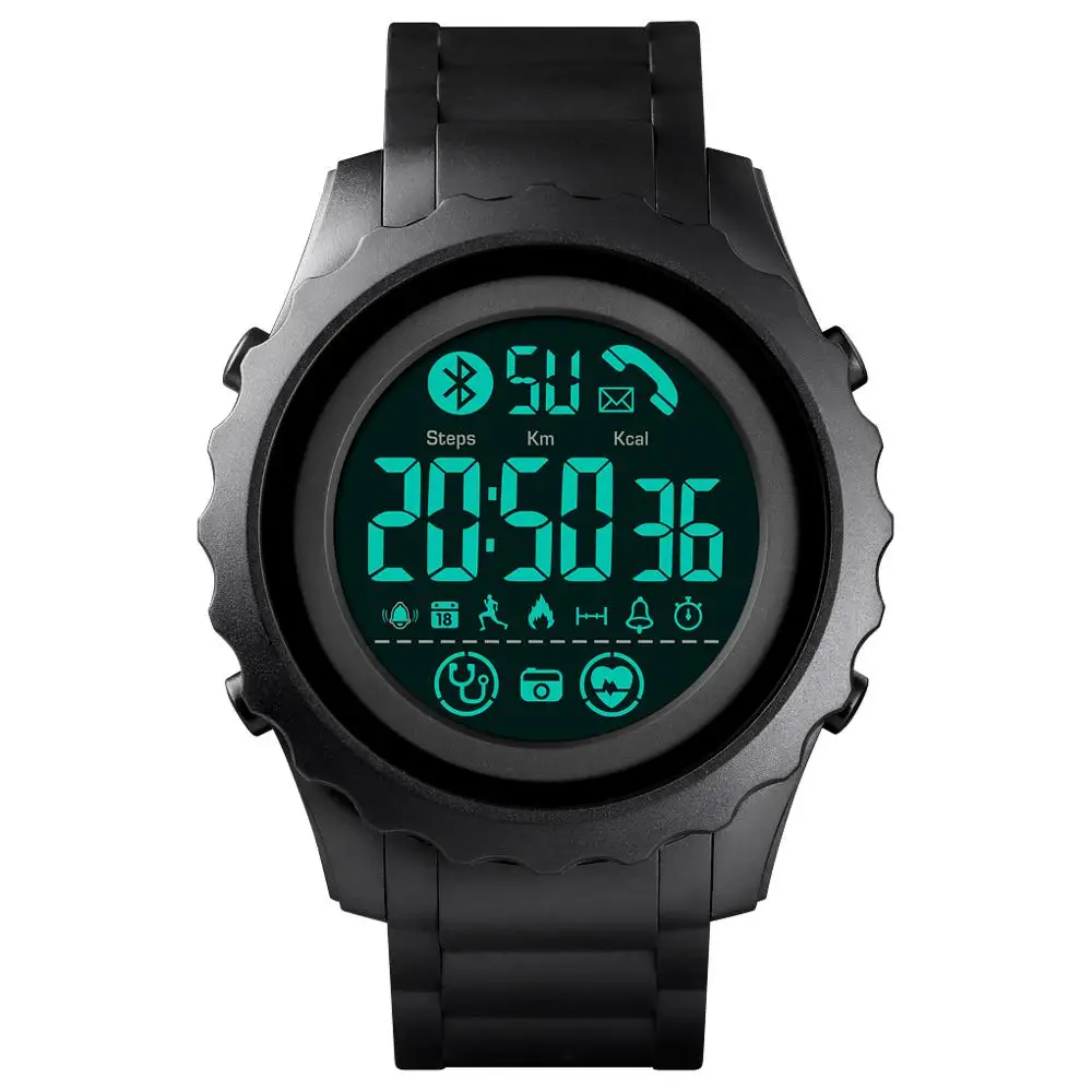 SKMEI Smart Watches Digital Men\'s Watch APP Remind Calorie Smartwatch Waterproof Bluetooth Electronic Watch For Android IOS