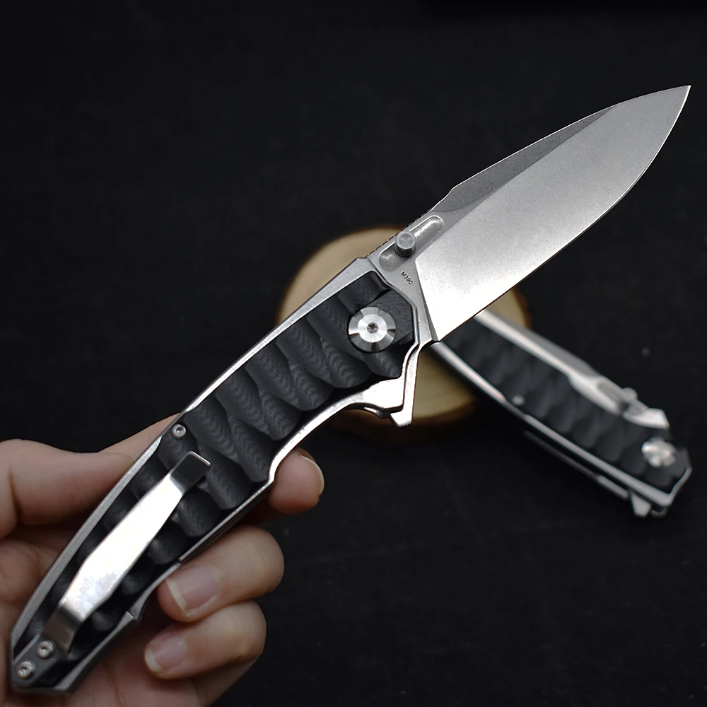 Neue M390 Stahl Klapp Messer G10 Griff Outdoor Camping Überleben Jagd Messer Obst Tragbare Hohe Härte Taktische EDC Werkzeug