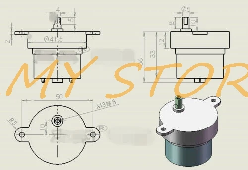 S40K Elettrico Micro Ridurre DC Scatola Ingranaggi Del Motore Modello di Robot Giocattolo FAI DA TE 6V 12V 24V 3RPM 6RPM 12RPM 13RPM 17RPM