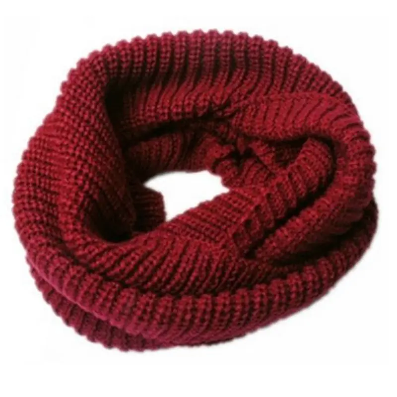 New Arrive Men Women's Nice Winter Warm Infinity 2Circle Cable Knit Cowl Neck Long Scarf Shawl Drop Ship