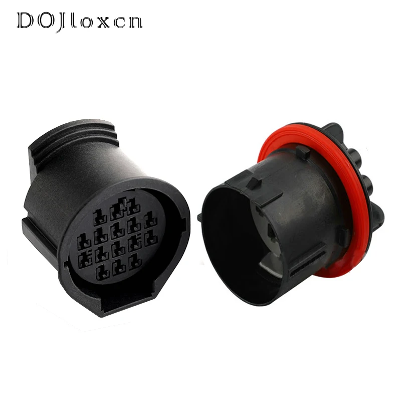 

1/5 Sets 16 Pin 7283-3445-30 7282-3445-30 Head Lamps Automotive Waterproof Car Headlight Light Cable Socket For Land Rover