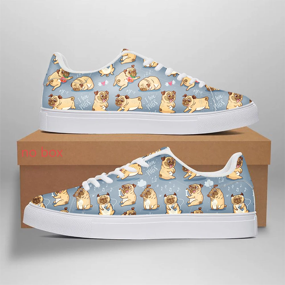 Noisydesigns Ankle Sneaker Men Sport Shoes Women Lovely French Bulldog Pattern Tennis Trainers Casual Soft кроссовки мужские