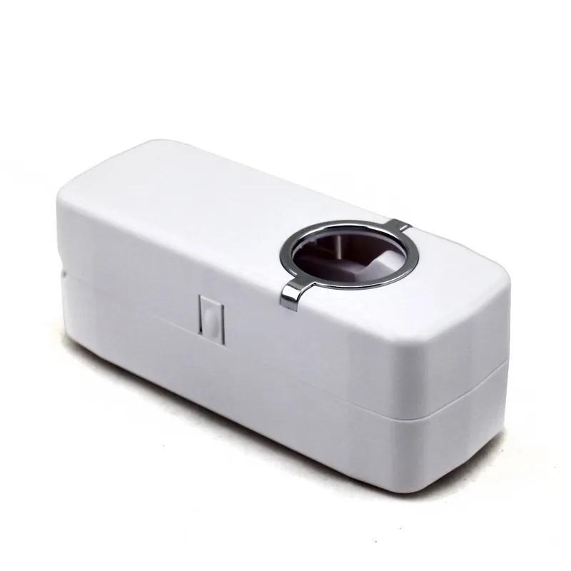 Automatic 5 Toothbrush Holder Set Wall Mount Stand Toothbrush Holder White Automatic Toothpaste Dispenser Bathroom Tools Set