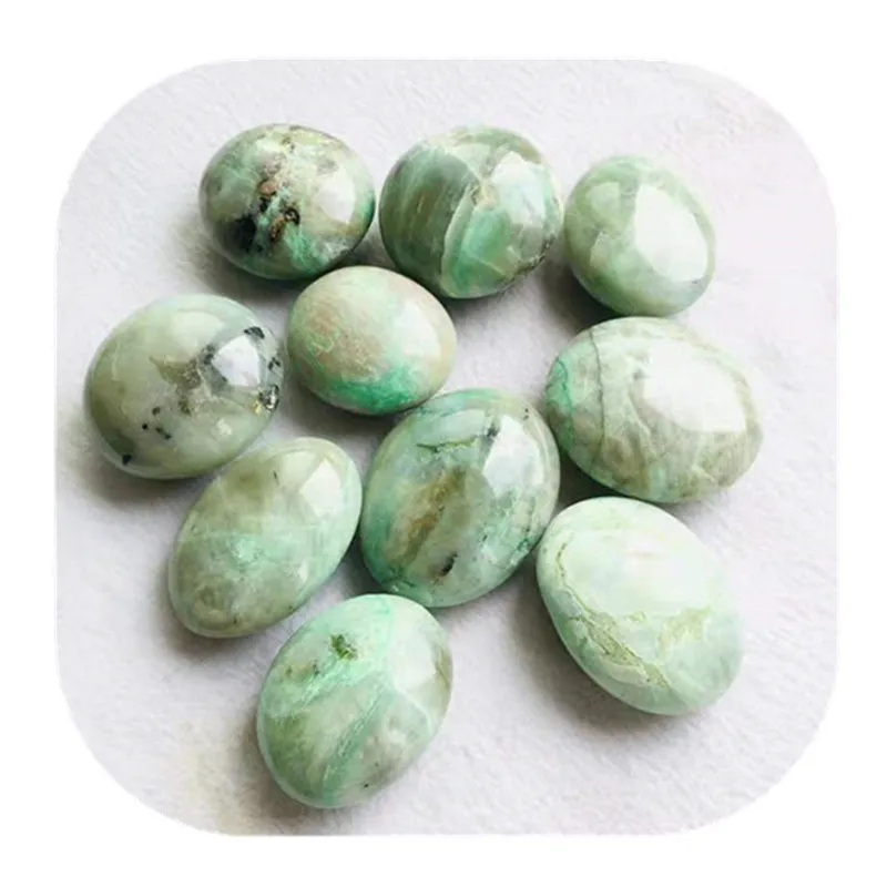 

Green Moonstone Palm Gemstone Minerals Crystals Gems Healing Reiki For Sale