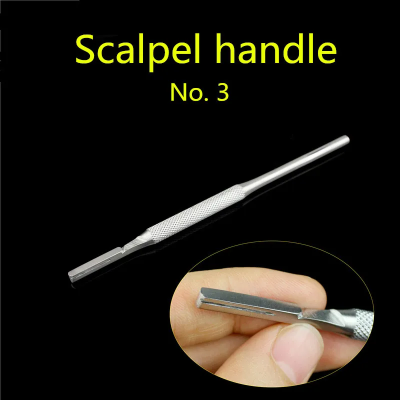 Stomatology Department Scalpel handle Circular medical round Garden surgical blade Handle No.3 oral Dental implant device