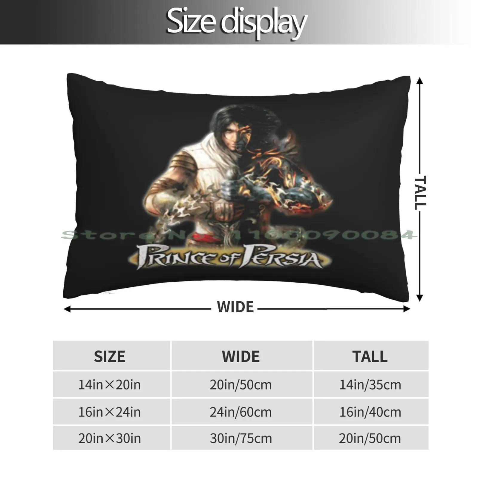 Prince Of Persia Tt Ver , Princes Of Persia Illustration Pillow Case 20x30 50*75 Sofa Bedroom Prince Of Persia Games Gaming Dos