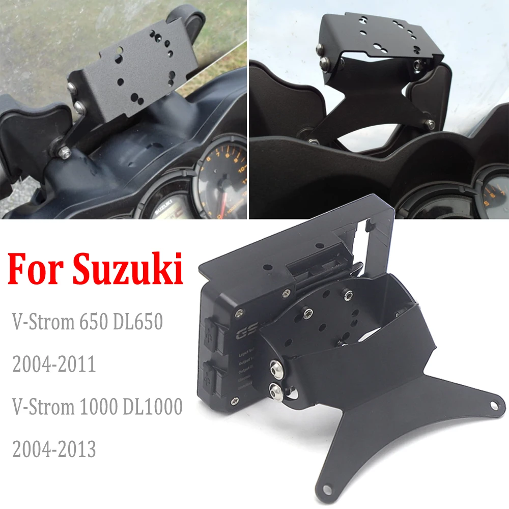 

Motorcycle Smartphone GPS Holder Navigation Bracket For SUZUKI V-strom 650 DL 650 Vstrom 1000 DL1000 DL650 2004-2011 2010 2009