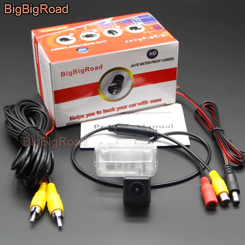 BigBigRoad For Peugeot 206 207 407 307 For Citroen C4L DS4 2013 2014 Car HD Rear Parking CCD View Camera Auto Backup Monitor