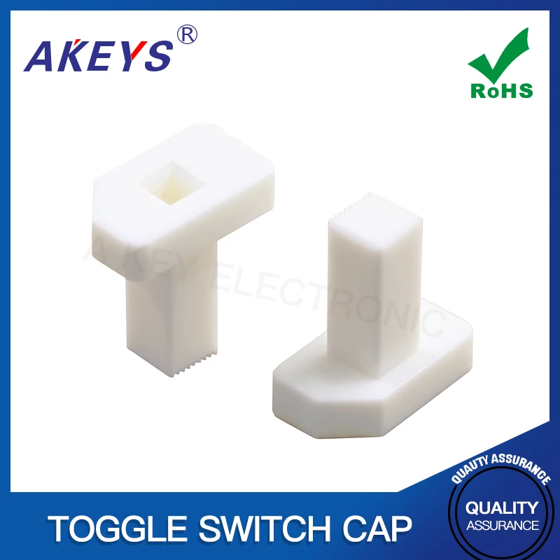15pcs A127 sliding toggle switch cap is suitable for SS-12D07/13D07 handle 2 * 2 white push handle cap protection cap
