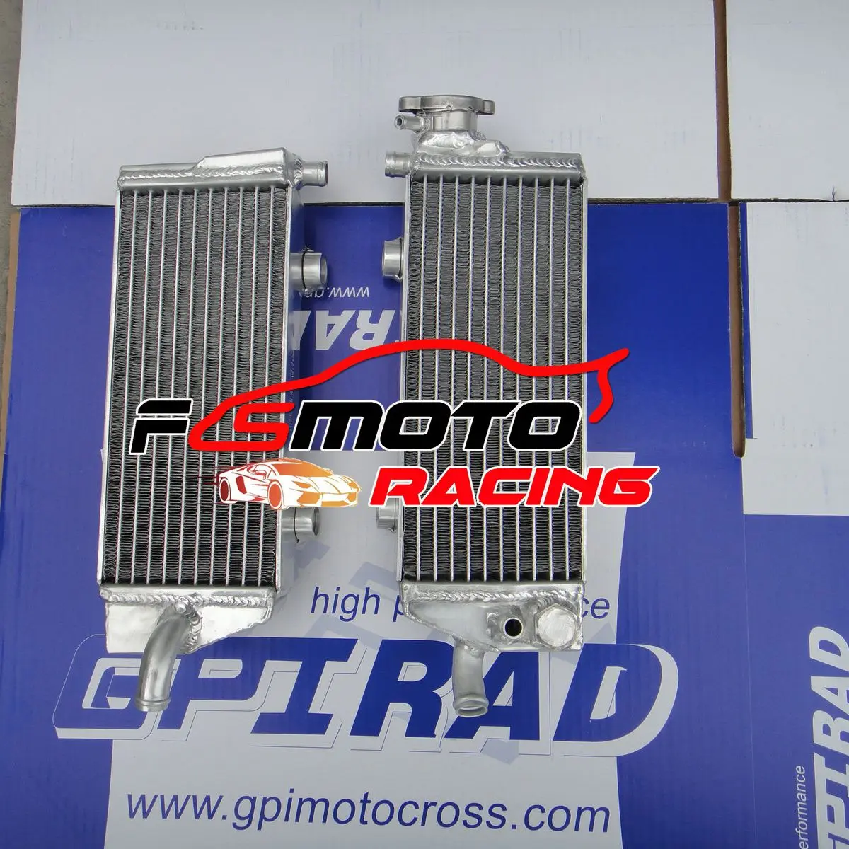 For HUSABERG FE 370/450/570 FE370 FE450 09 10 11 HUSQVARNA FC250/FC350/FC450 14 15 Aluminum Racing Radiator