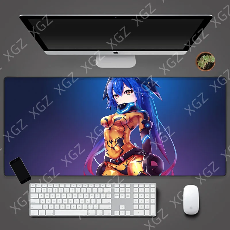 Большой коврик для мыши Yuzuoan XL 90x40 см, игровые аксессуары, ПК, ноутбуки, плееры, анимация, нескользящий коврик для ноутбука удобно носить с собой