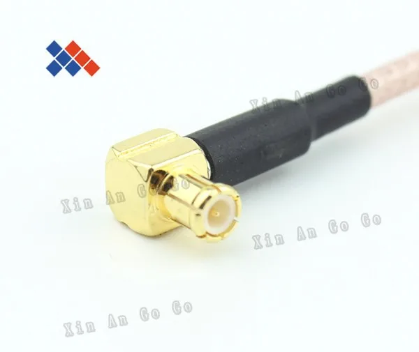  10pcs/lot SMA female to MCX male right angle connector RG316 cable 15cm