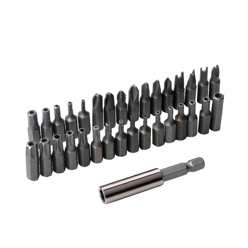 33pcs Security Tamper Proof Bit Spanner Tri Wing Torx Hex Star Spanner Screwdrive Magnetic Bit Holder Screw Driver Bits