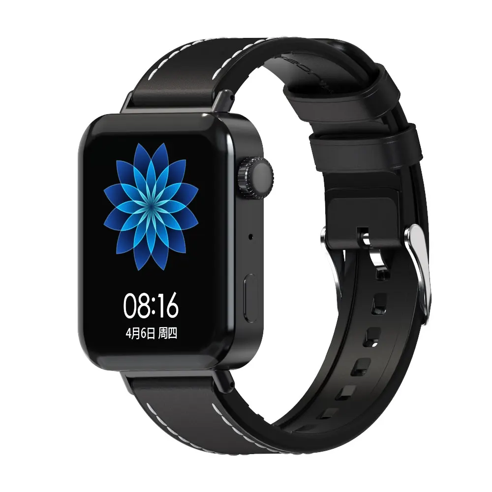 สำหรับXiaomi Miนาฬิกาสายเชื่อมต่อสร้อยข้อมือหนังสายรัดข้อมือPerfect MatchฟรีLinkerอุปกรณ์เสริม
