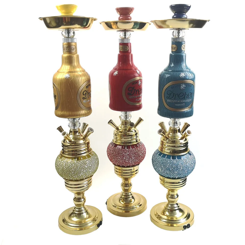 

Arabian hookah set bar KTV with LED light hookah hookah accessories four-person hookah pipe hookah shisha