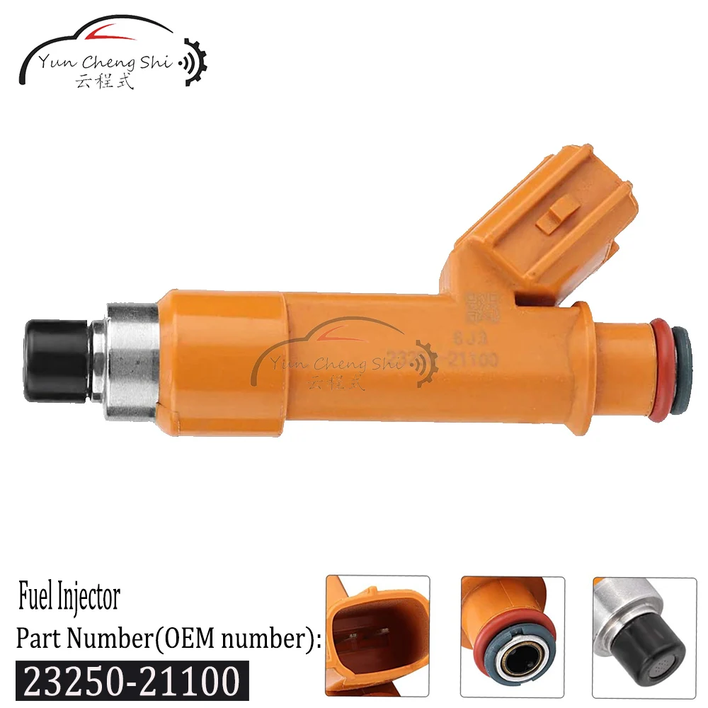 OEM 23250-21100 2325021100 High Quality Auto Parts Fuel Injector For TOYOTA RACTIS 2010-2016 AXIO / COROLLA 2012 1.5L 1NZFE