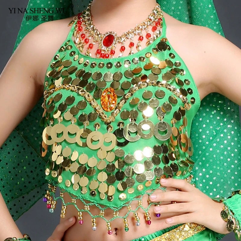 Girls Bellydance Oriental Costumes Children Belly Dance Costume Top 2 Style Grils Indian Sari Clothing bollywood for kids