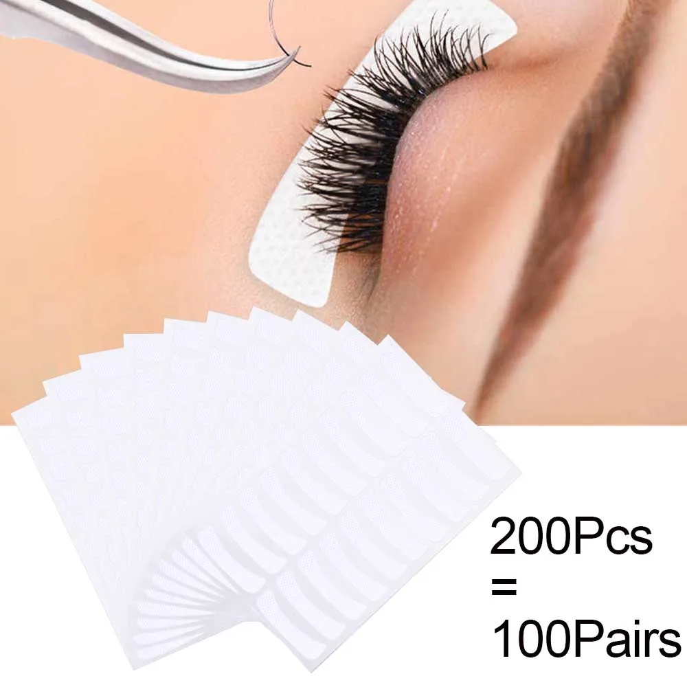 Eyelashes 20/100/200pcs Under Eye Pads Makeup Lashes Non-woven Fabrics Eyelash Patches Medical Faux Cils Eyelashes For Extension