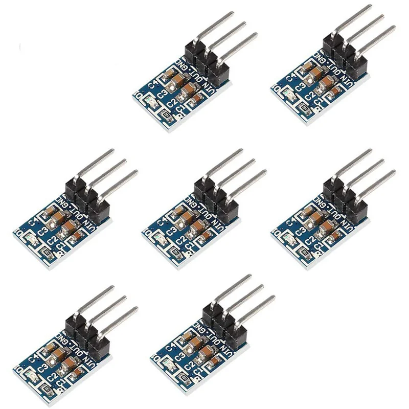 10Pcs DC-DC Buck Converter 3 Pins AMS1117-3.3V Dc 4.75V-12V Naar 3.3V Voltage Regulator Stap down Voeding 800mA Buck Module