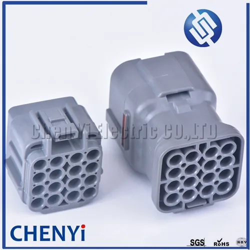 Imagen 2 del producto Conector impermeable automotriz de 16 pines, enchufe serie DL, conector de arnés de cableado hembra o macho 6189-0715 6188-0495 para Honda