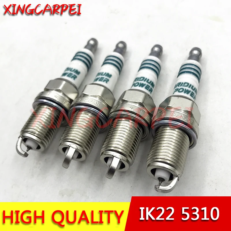 4 / 6pcs IK22 5310 Iridium Spark Plug fit for BMW for Audi for Chevy for Nissan for Volkswagen for Volvo Mitsubishi Daihatsu