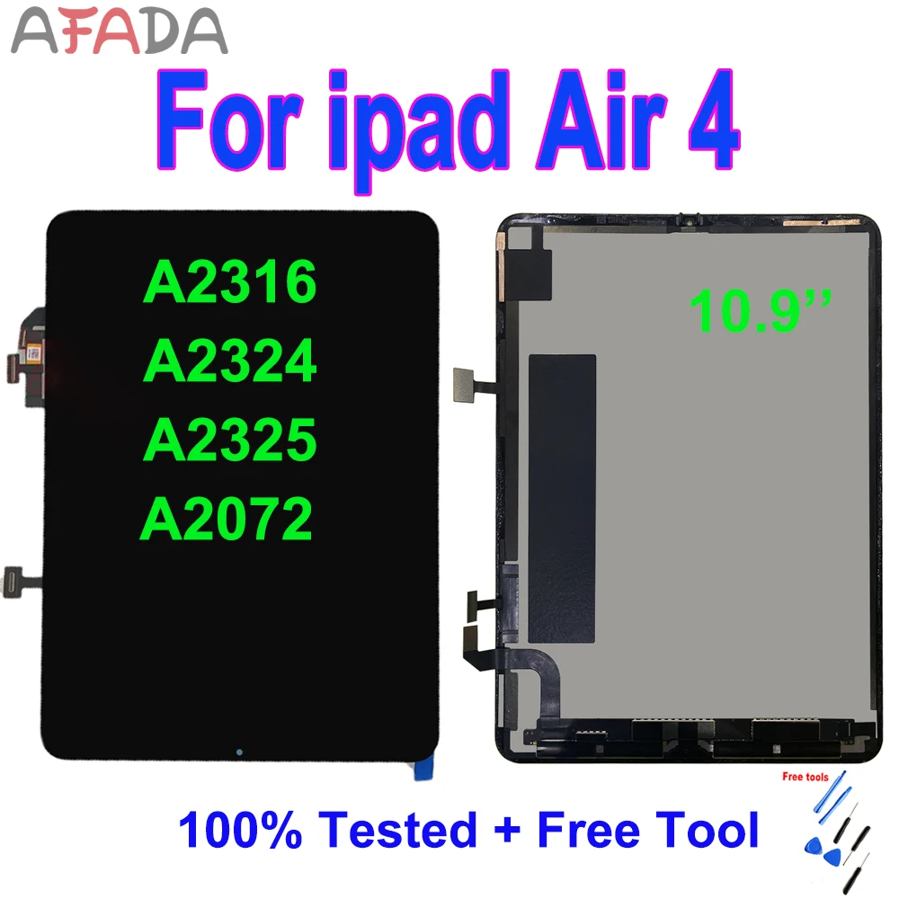 

10.9" LCD For IPad Air 4 Air 4 4th Gen 2020 A2316 A2324 A2325 A2072 LCD Display Touch Screen Digitizer Replacement IPad pro 10.9