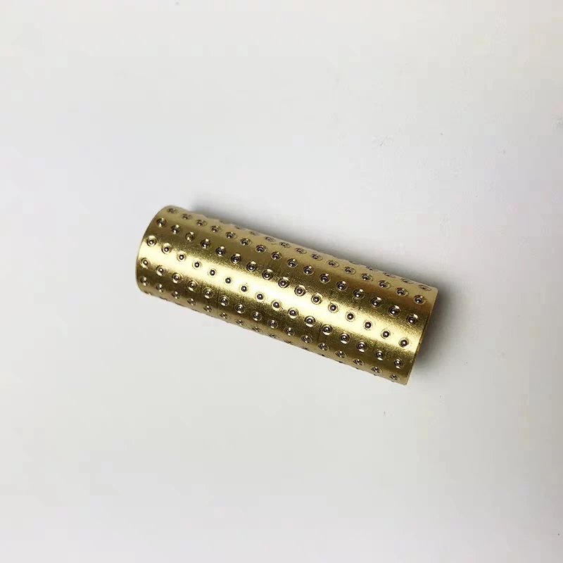 Inner Ddiameter 3mm 4mm 5mm Miniature Linear Ball Guide Sleeve Ball Bearing Retainer Rolling Guide Bushing Supporter Brass Cage