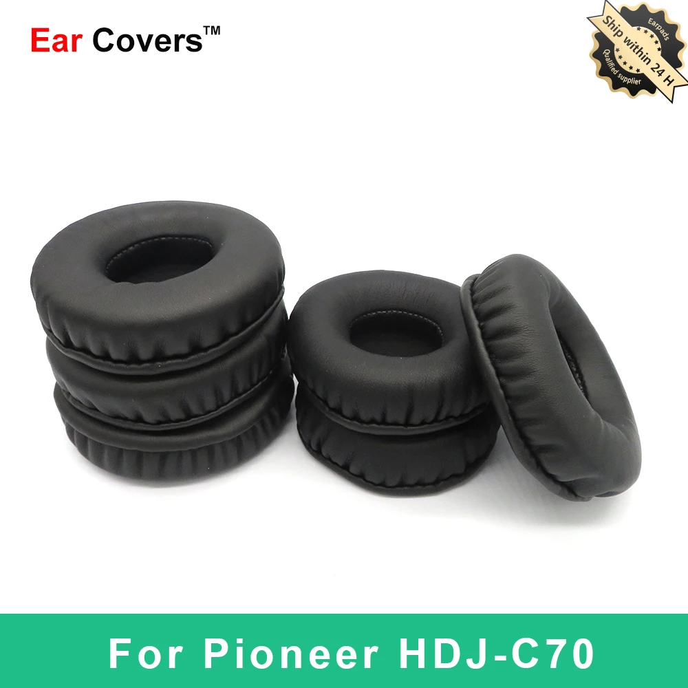 Cuscinetti auricolari per Pioneer HDJ-C70 HDJ C70 cuffie auricolari di ricambio cuffie auricolari in pelle PU spugna