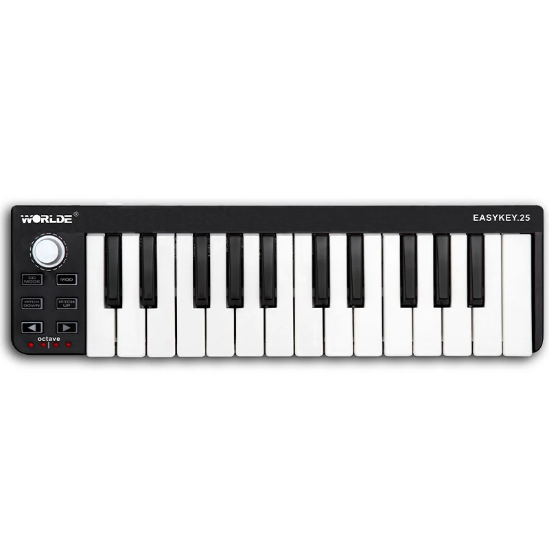 Worlde-EASY KEY25 professional MIDI keyboard controller arranger keyboard music keyboard keyboard MIDI Controller Pad Controller