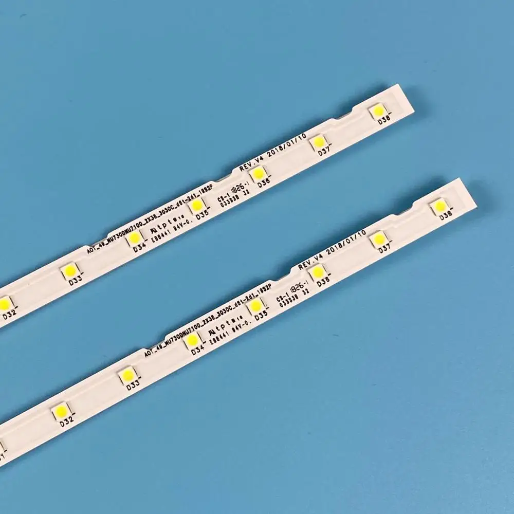 LED Backlight Strip สําหรับ UN49NU7100 UE49NU7172 UN49NU7200 49NU7100 AOT_49_NU7300 UE49NU7379 JL.E490K2330-408BS-R7P-M-HF