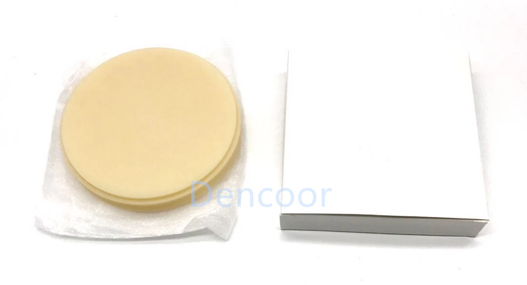 Disco PMMA multicapa de 98mm, consumibles dentales, Cad Cam, Material de corona para dentadura, bloque de resina PMMA