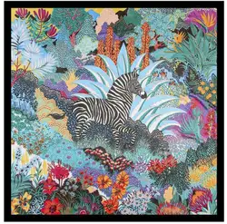 2021 New Luxury Brand Silk Scarf Women Print Square Shawl Hijab Scarfs Female Fashion Shawls Scarves For Ladies 130*130cm