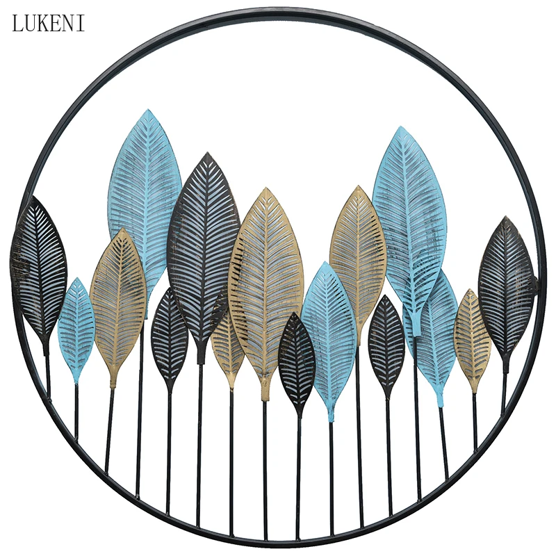 

Light Luxury Nordic Wall Wrought Iron Decoration Wall Hanging Living Room Porch Wall Creative Metal Wall Decoration Pendant