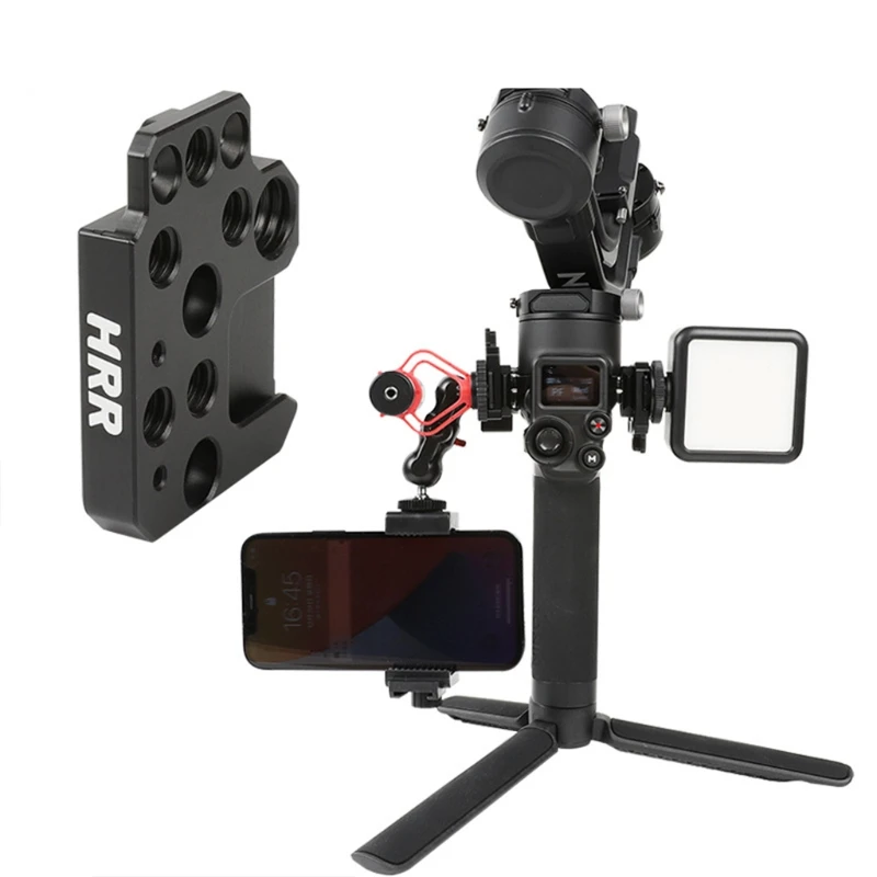 Mount Holder with Cold Shoe & 1/4 & 3/8 Gimbal Accessories Mounting Plate Ronin S RSC2