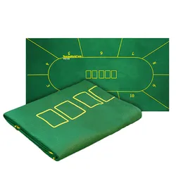 Poker Table Cloth Texas Poker Layouts Tablecloth Felt 10 Players Poker Mat / Tapis Poker 180*90cm